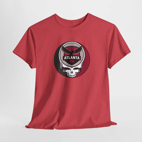 Grateful Dead - Atlanta Falcons Stealie Grateful Dead Steal Your Face T-Shirt - NFL - StealieShop